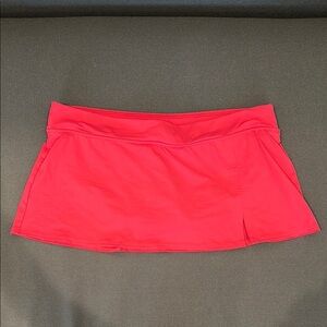 Lands End Pink Mini Swim Skirt